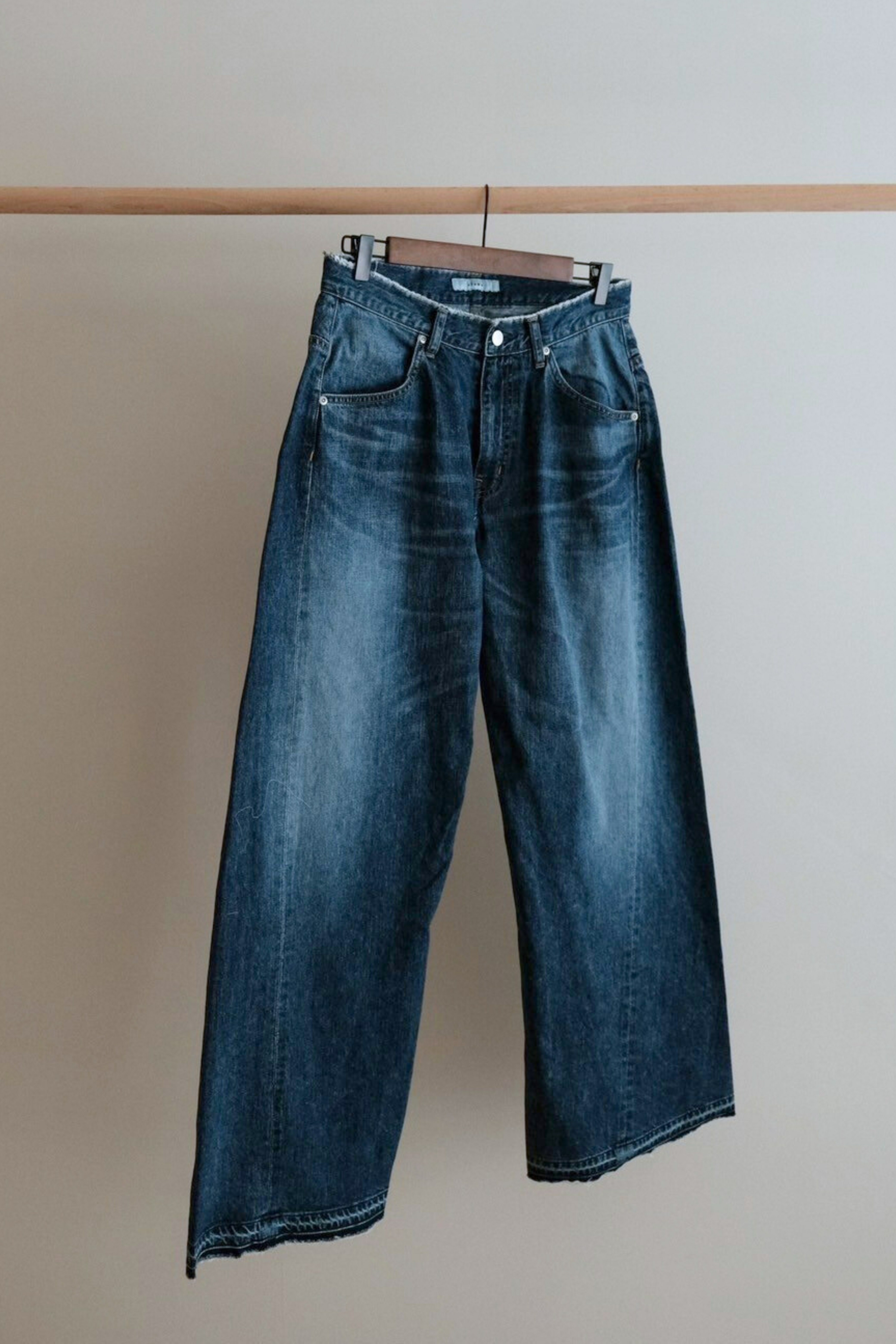 JieDa - USED 3D BAGGY DENIM / INDIGO