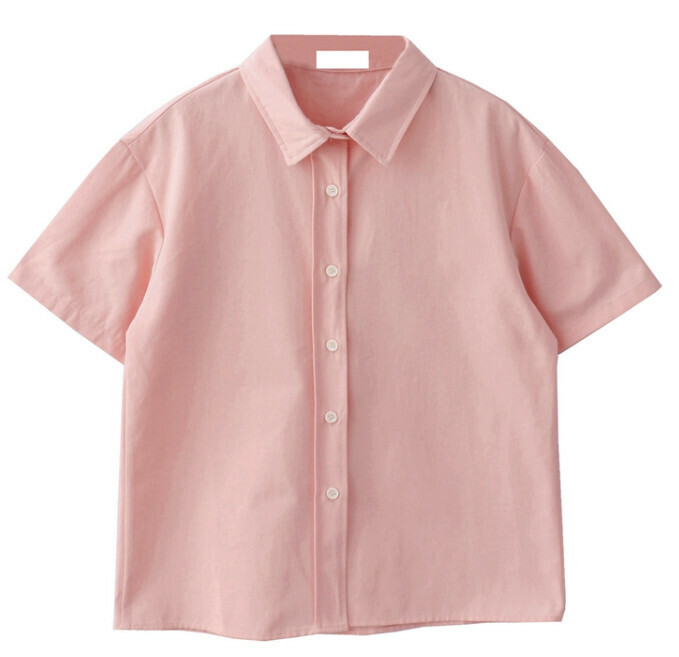 熱賣Polo領襯衣【淺粉色】【S碼-L碼】（下單後請聯絡客服確認發貨尺碼）
