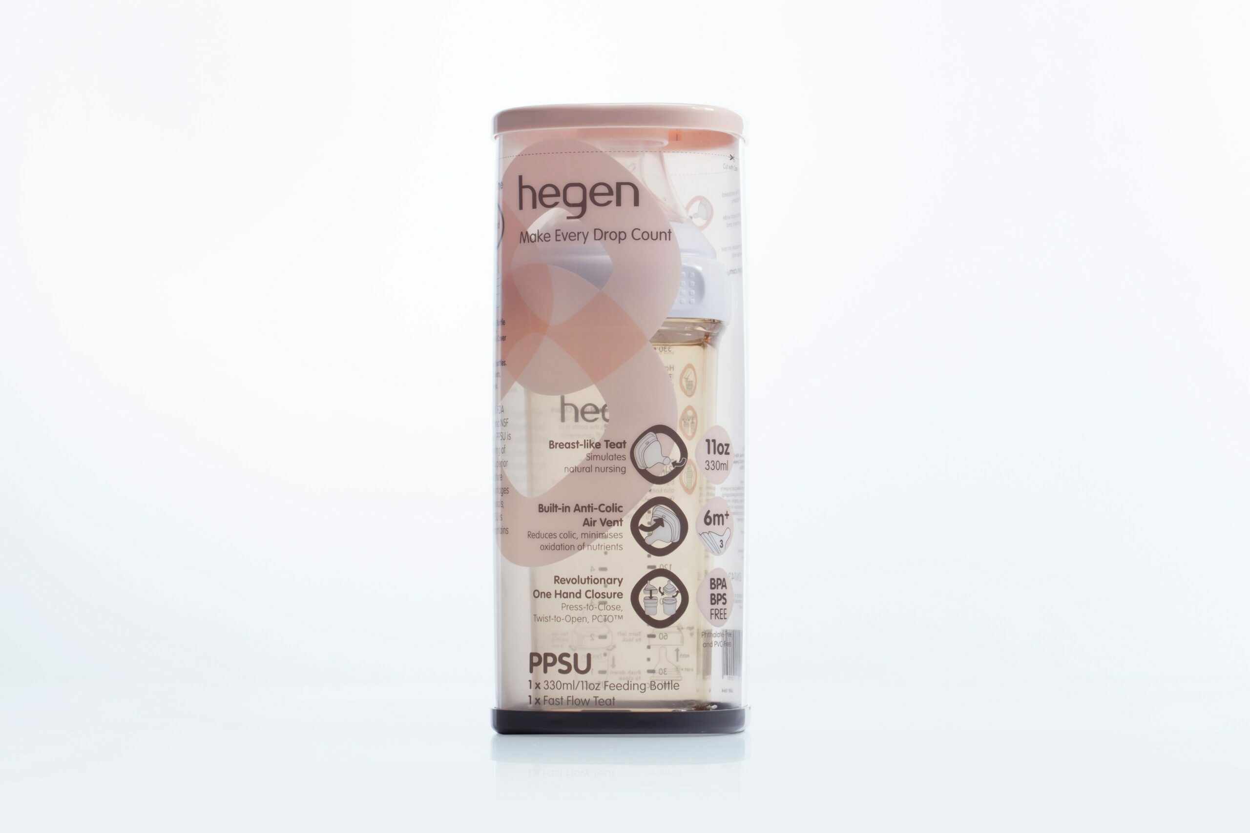 Hegen PCTO™ PPSU多功能寬口奶瓶 330ml / 11oz