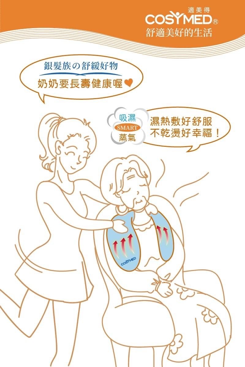 適美得 動力式熱敷墊/電毯 腰背適用