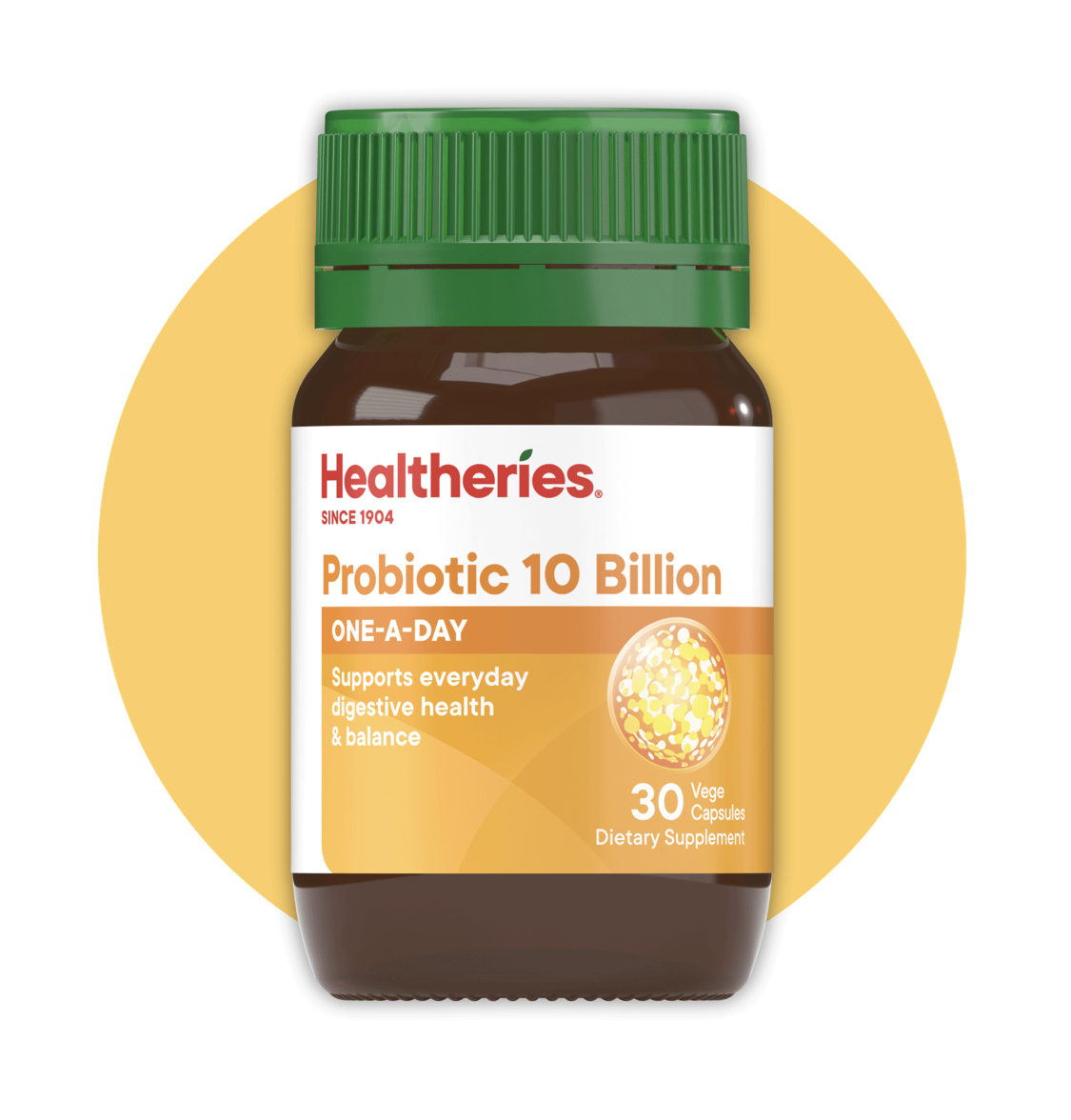 (U) 高效腸道100億益生菌(30粒) (買1送1,平均$119.5/件) - Healtheries #2209HE