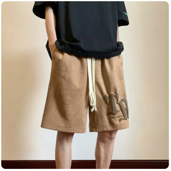 夏季寬鬆短褲（咖色【M_2XL碼】（下單後聯繫客服確認發貨尺碼））