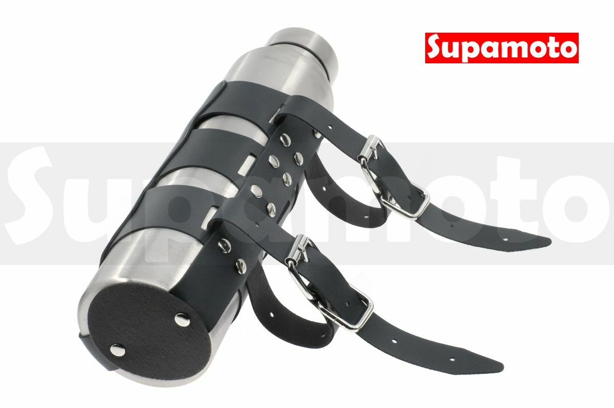 -Supamoto- 飲料架 K 水壺架 油壺套 皮套 皮袋 油壺袋 骷髏 復古 備用油 油罐 CB350 CT125