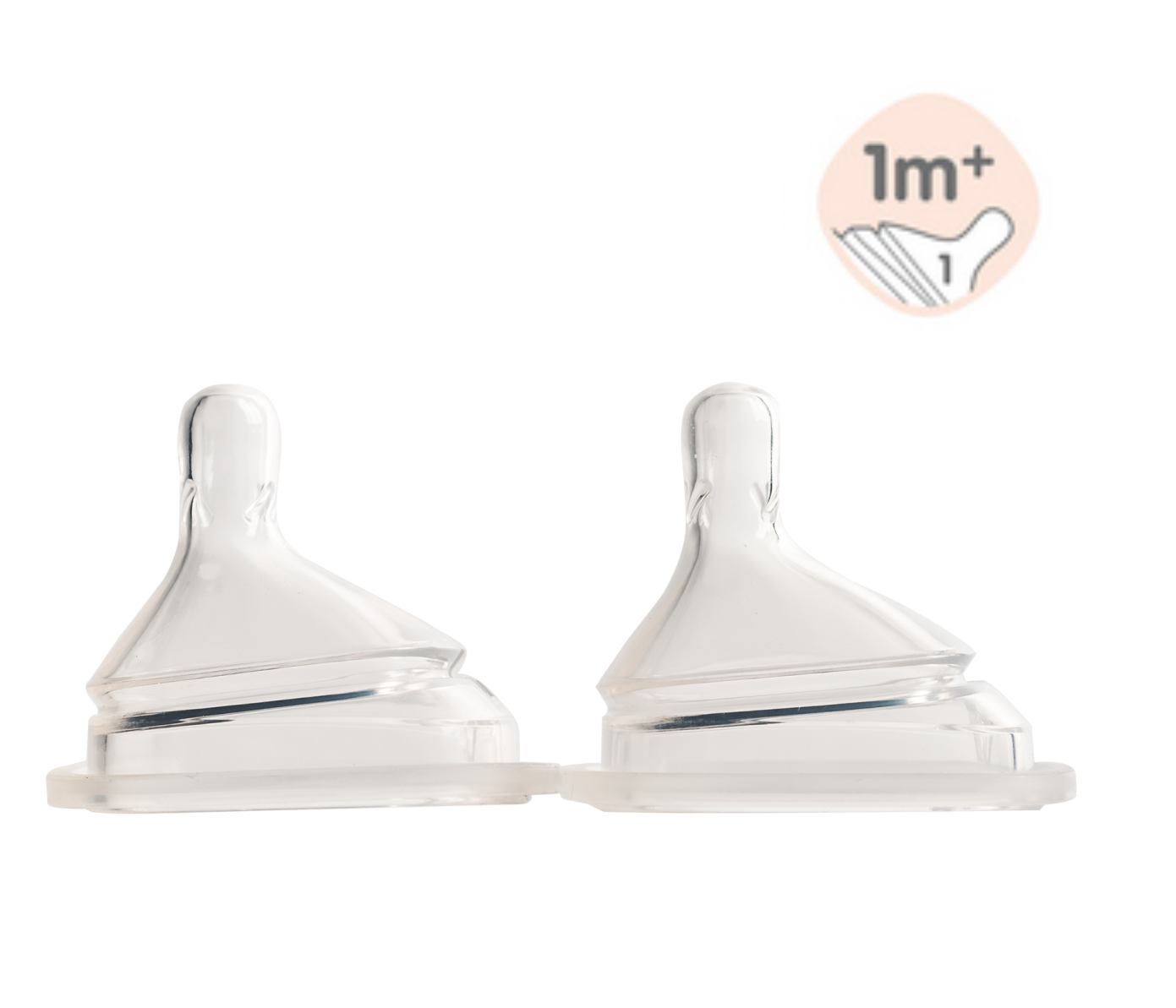 Hegen 防脹氣智慧奶咀 (慢速，2個裝)