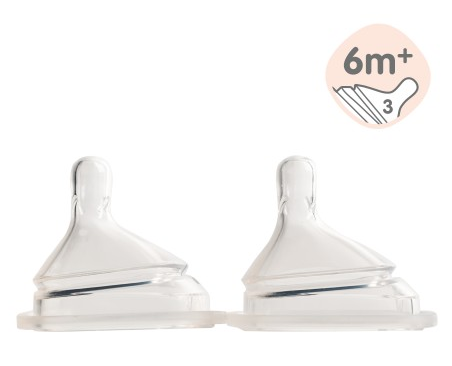 Hegen 防脹氣智慧奶咀 (快速，2個裝)