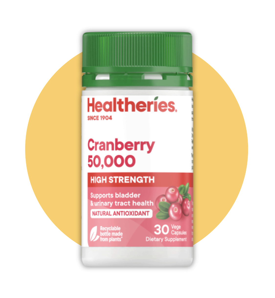 (J) 高濃度蔓越莓50000(30粒) (買1送1,平均$104.5/件) - Healtheries #2209HE
