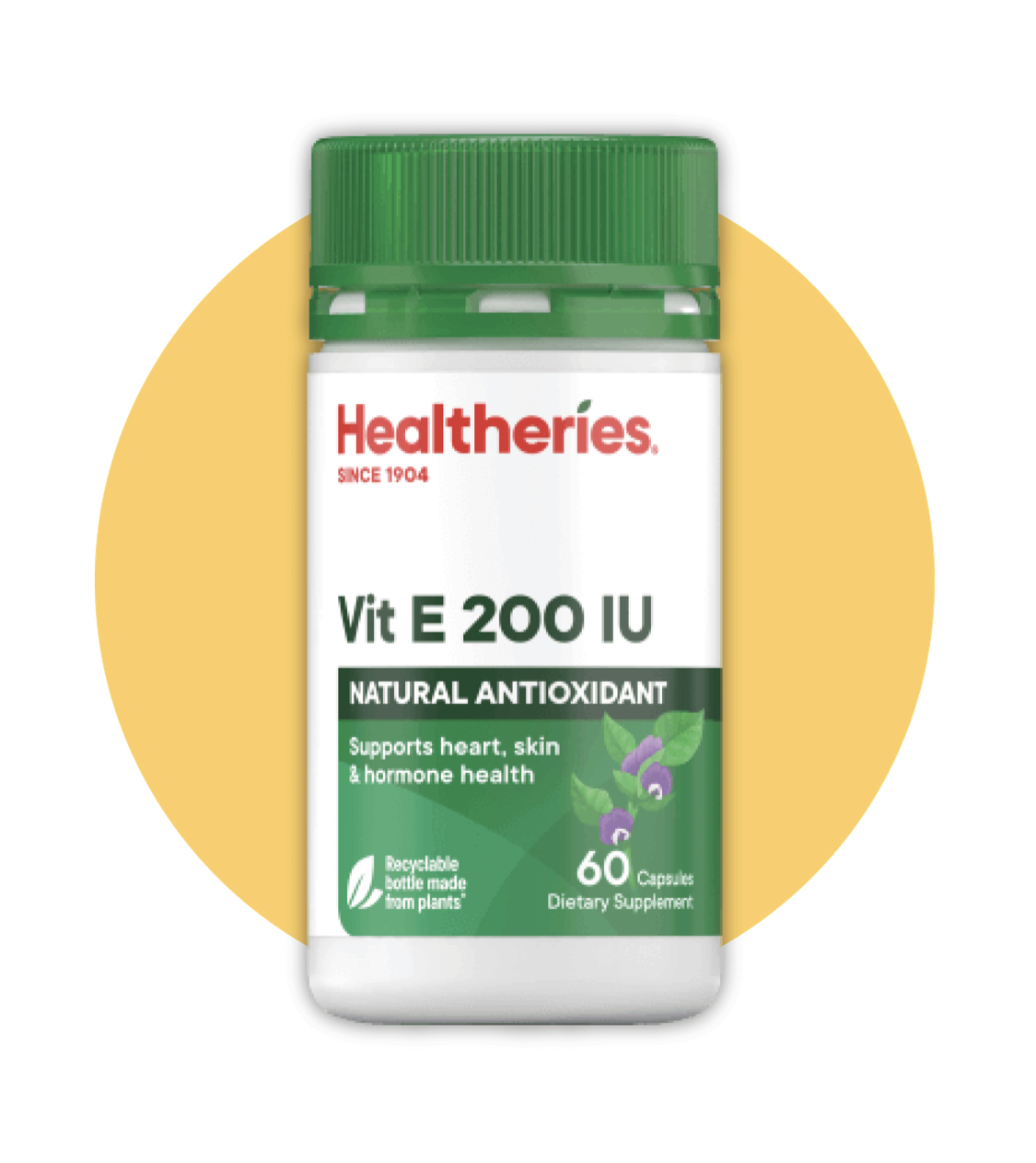 (Z) 維他命E 200IU 60粒 (買1送1,平均$104.5/件) - Healtheries #2209HE