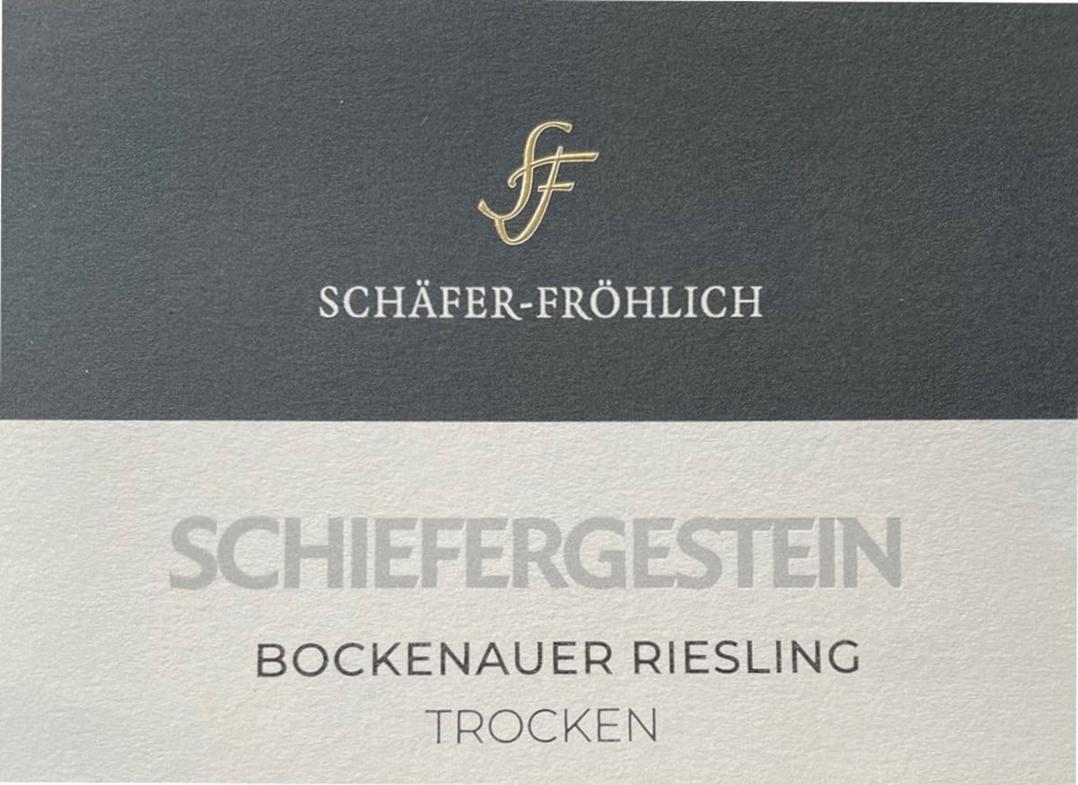 Schafer Frohlich Schiefergestein Bockenauer Riesling Trocken 2021 (RP94)