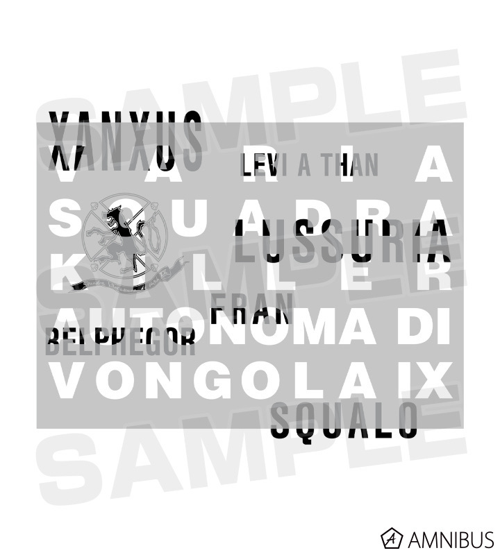 預訂2024/8月 『家庭教師ヒットマンREBORN!』 ヴァリアー Tシャツ