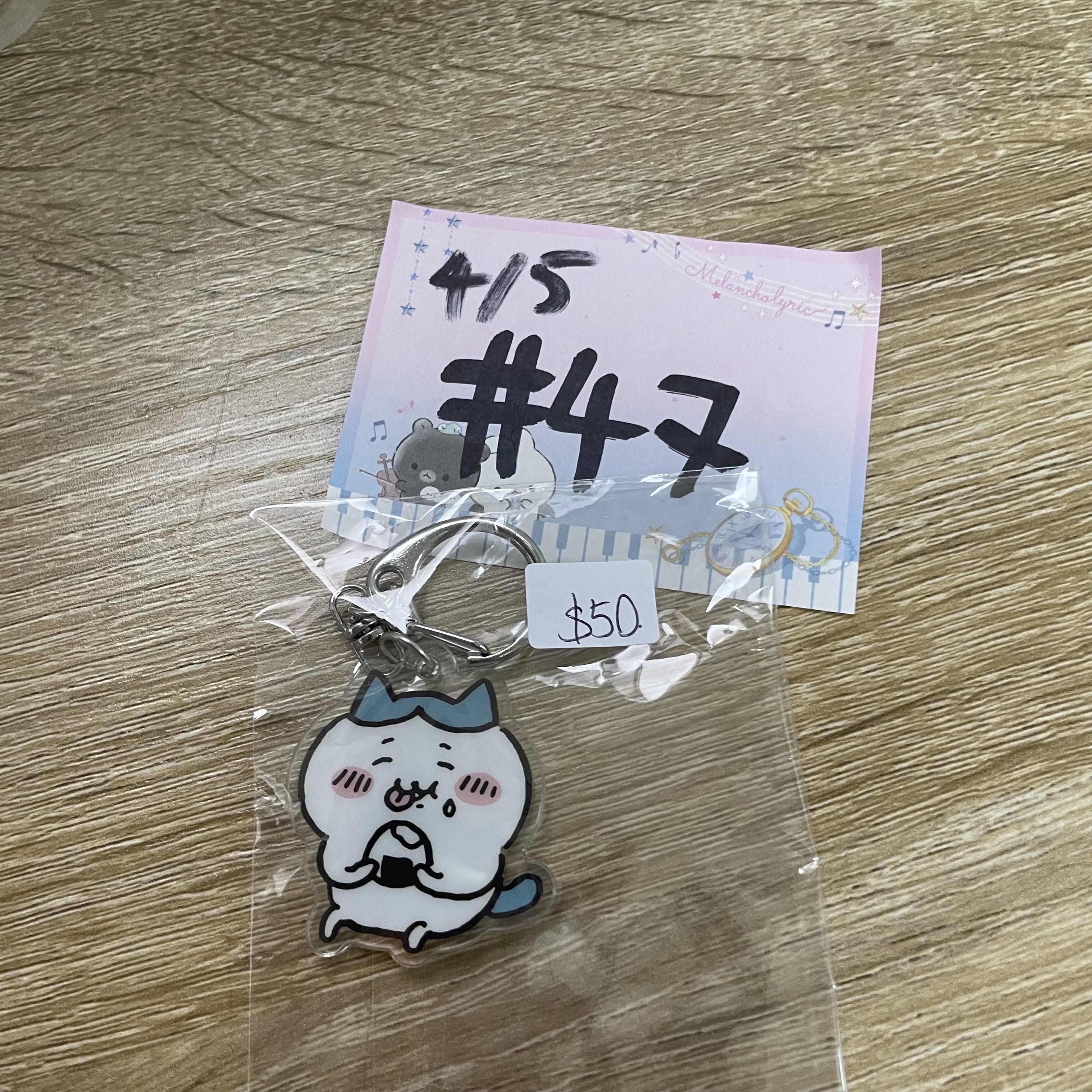 CHIIKAWA  八字貓 掛件#47