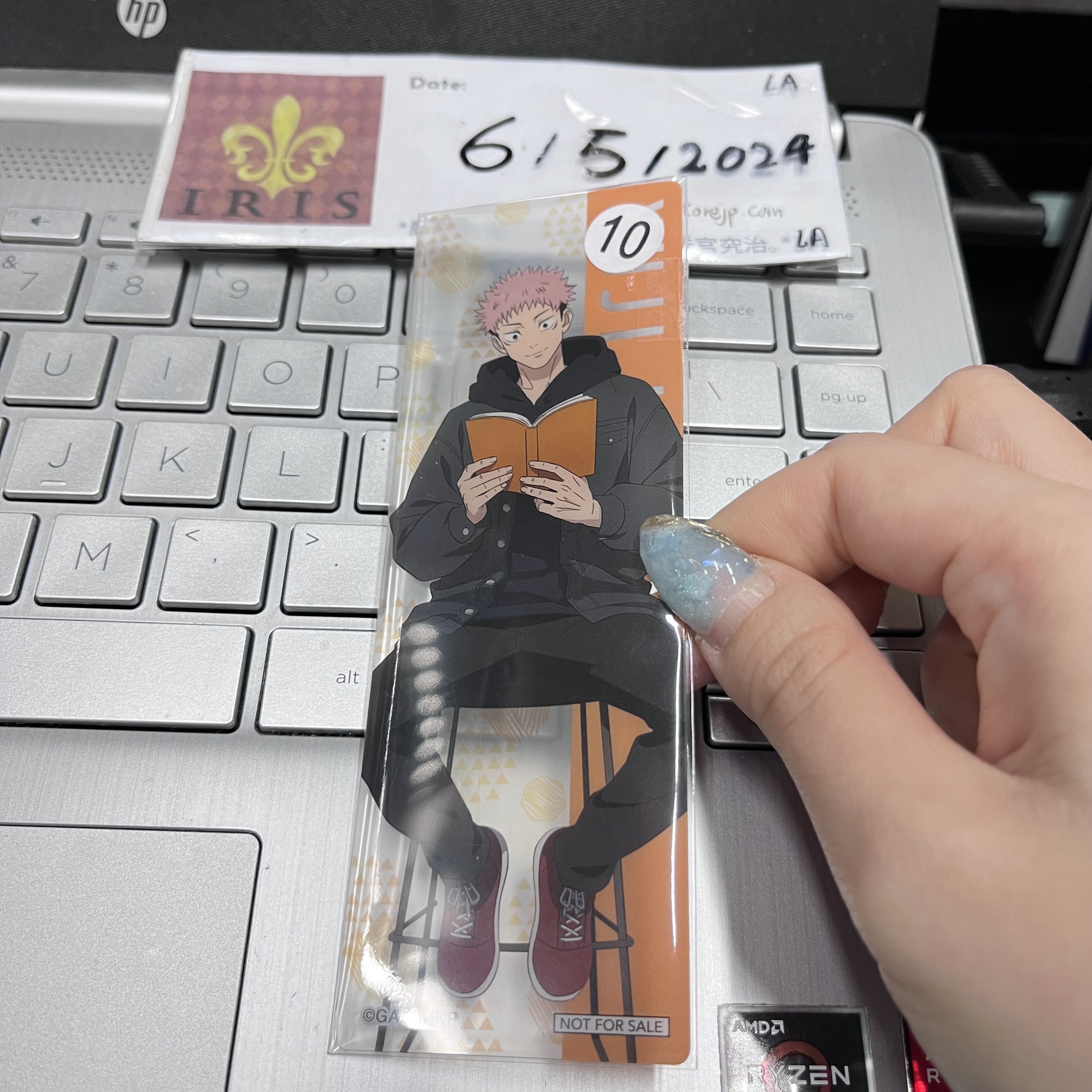 咒術迴戰 虎杖 書籤