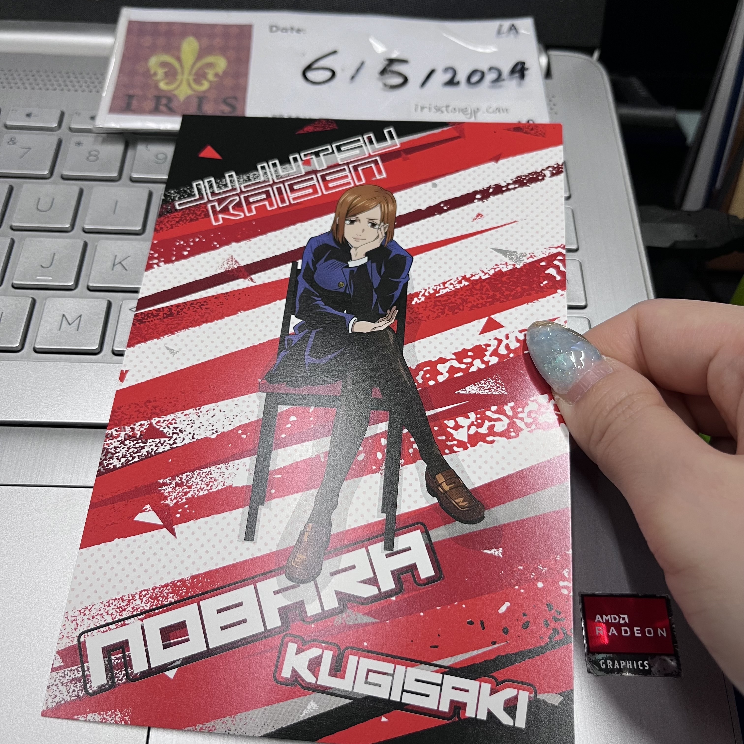 咒術迴戰 野薔薇 明信片