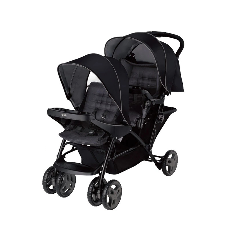 【𝟯/𝟯𝟭前加碼送好禮】Graco Stadium Duo 雙人前後座嬰幼兒手推車