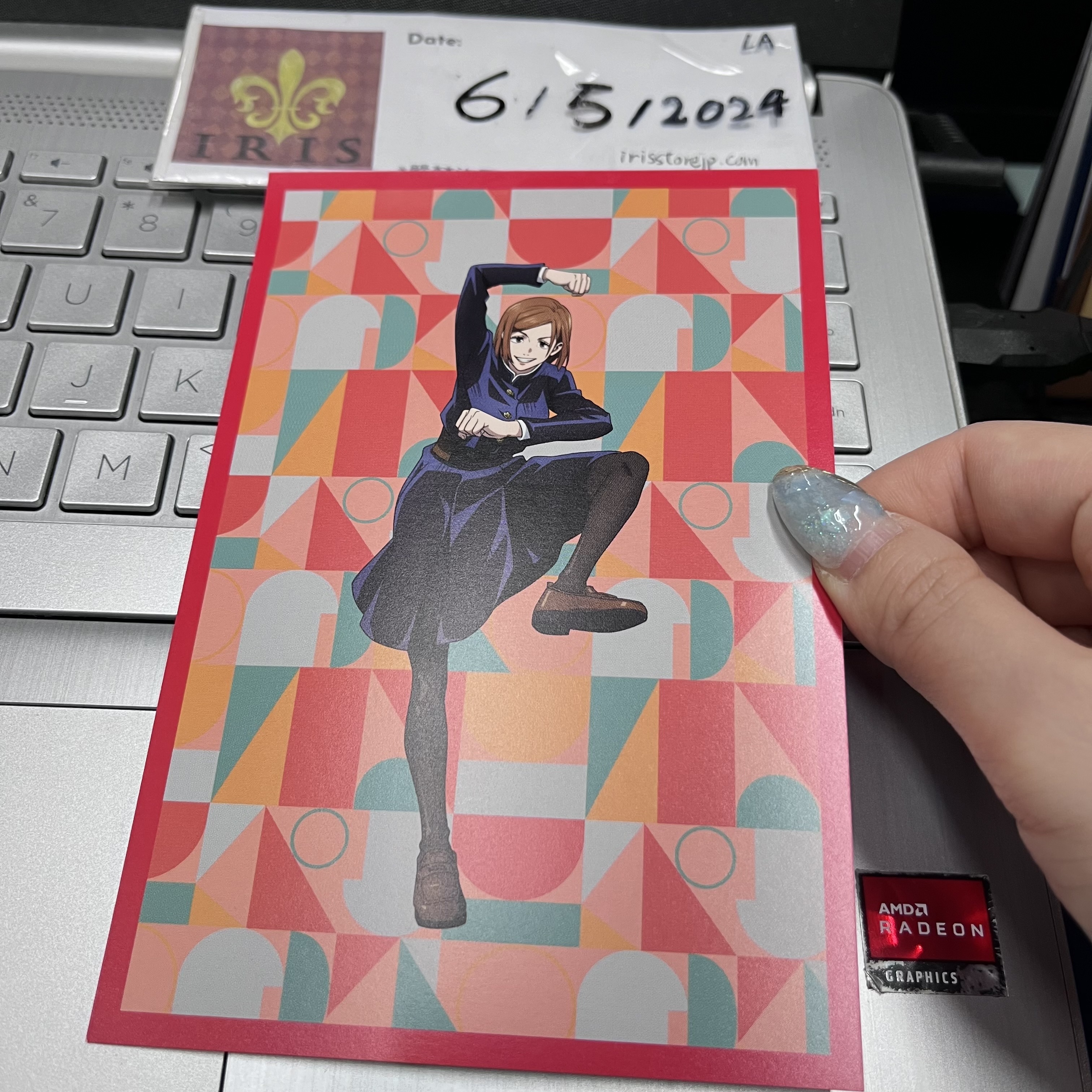 咒術迴戰 野薔薇 明信片