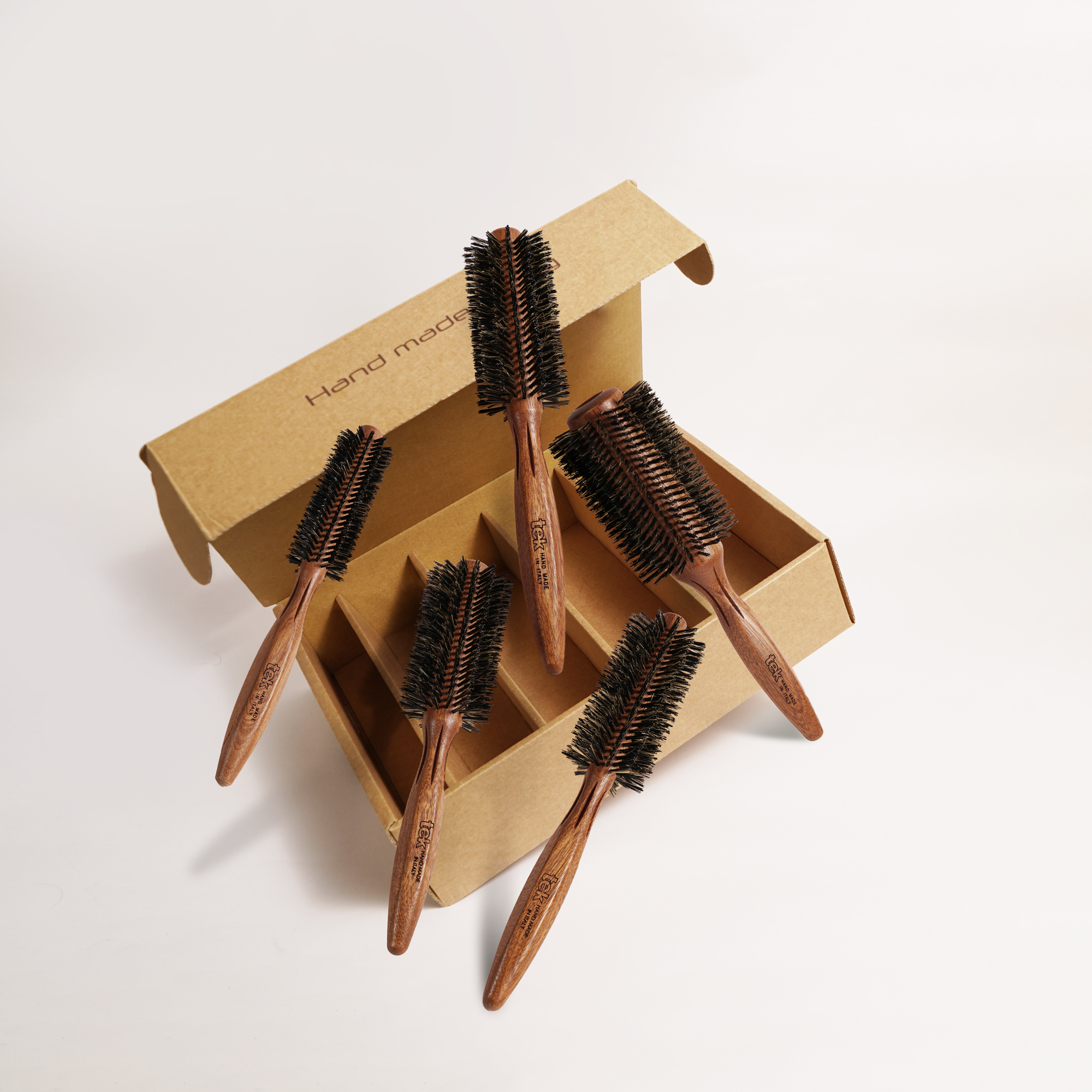 豬鬃毛桃花心木梳