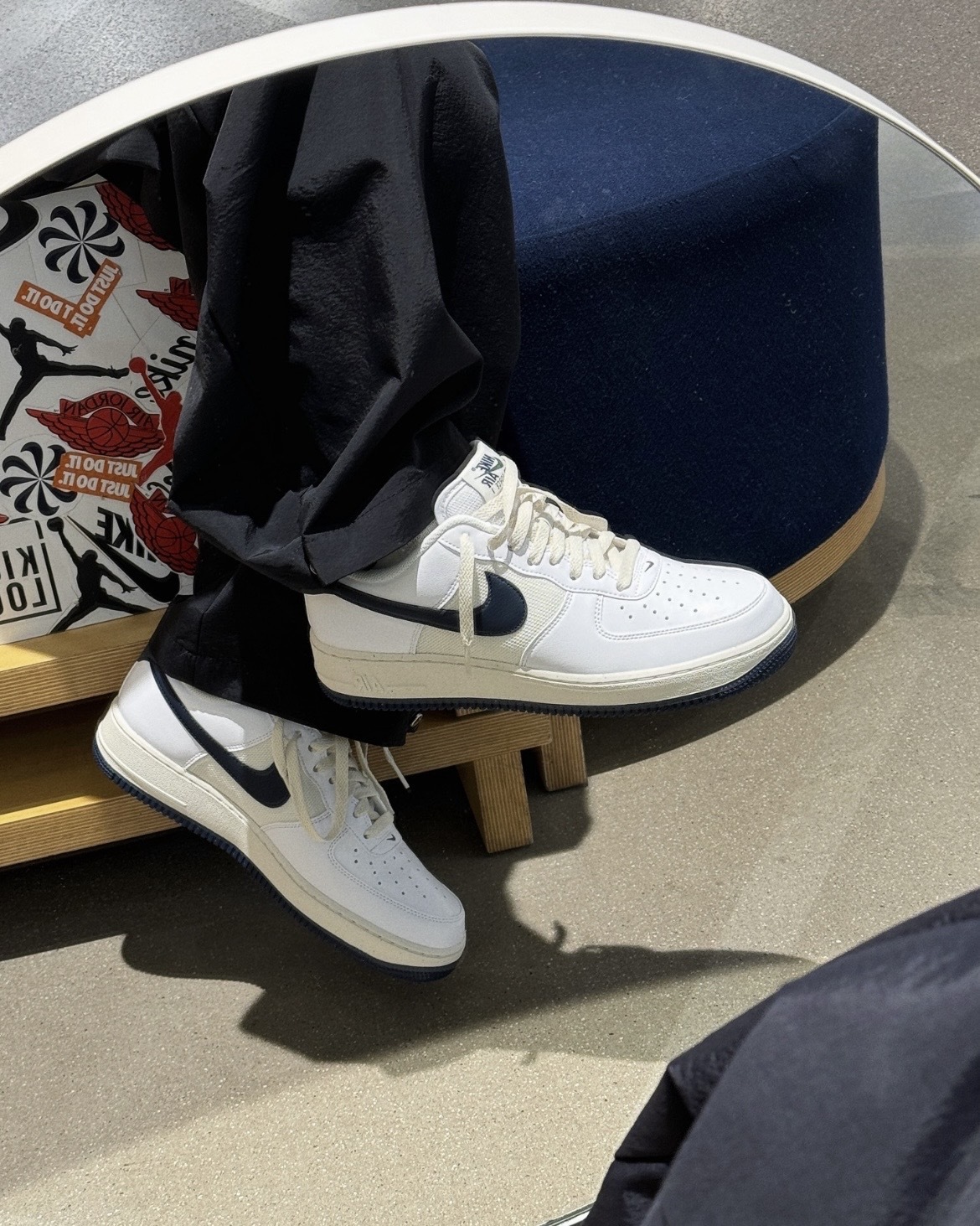 KTQ STORE ‧ Nike Air Force 1 Low '07 White Obsidian Fir 海軍藍 HF4298-100