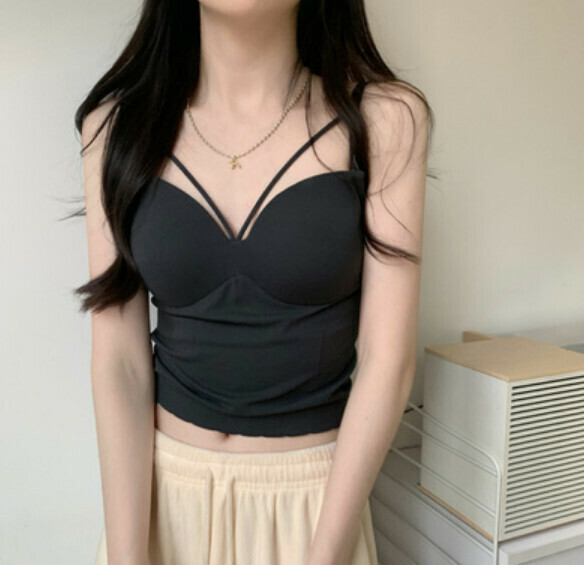 Summer vest with chest pad (dark gray) [Size: S-XL] [Contact customer service to confirm the shipping size after placing an order]