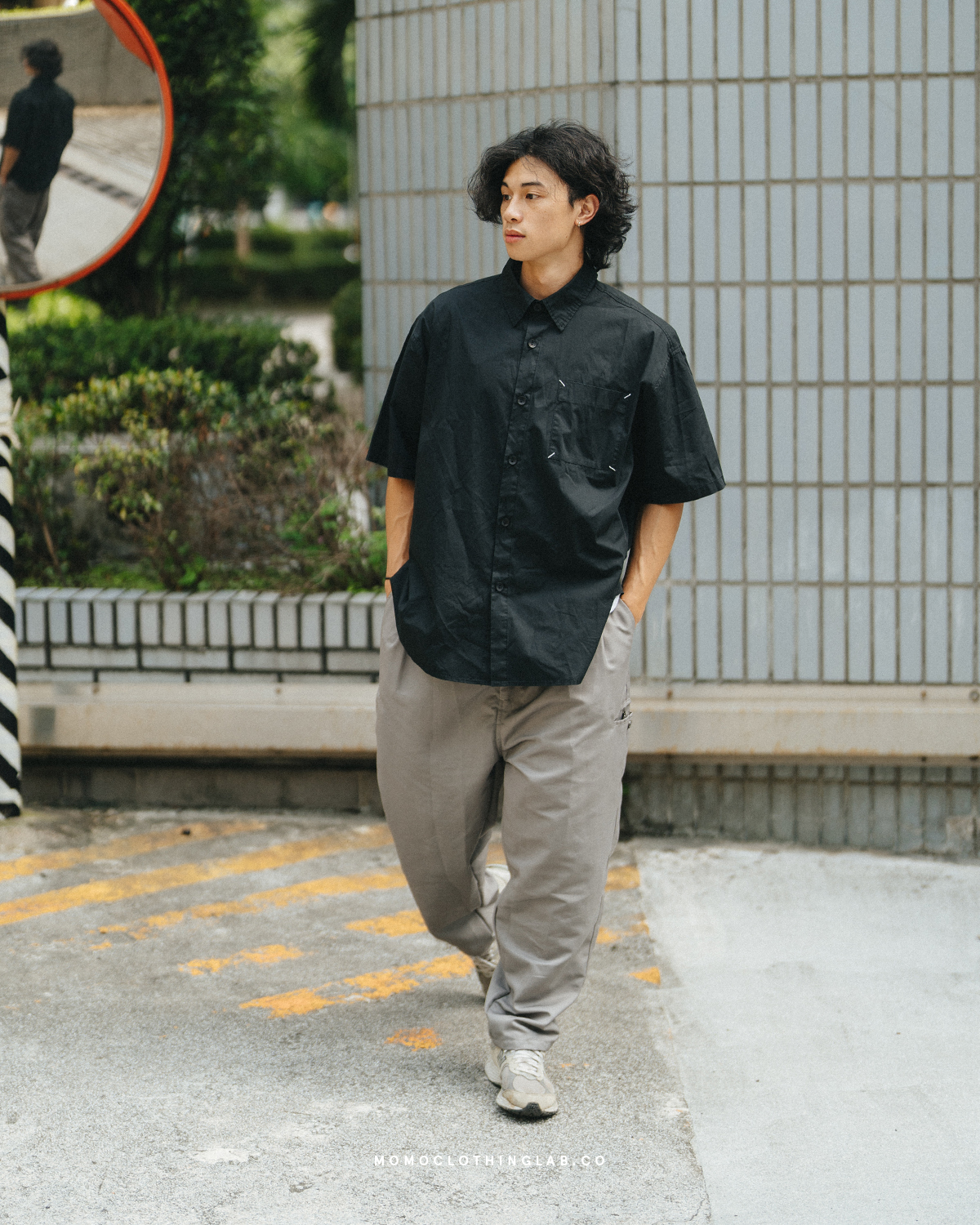 WTH INDIEND Wide Stretch Pants 機能防潑水廓形長褲 MF03 三色