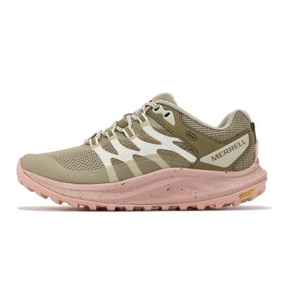 【MERRELL】ANTORA 3 女輕量越野健行鞋 米白粉 /ML068206