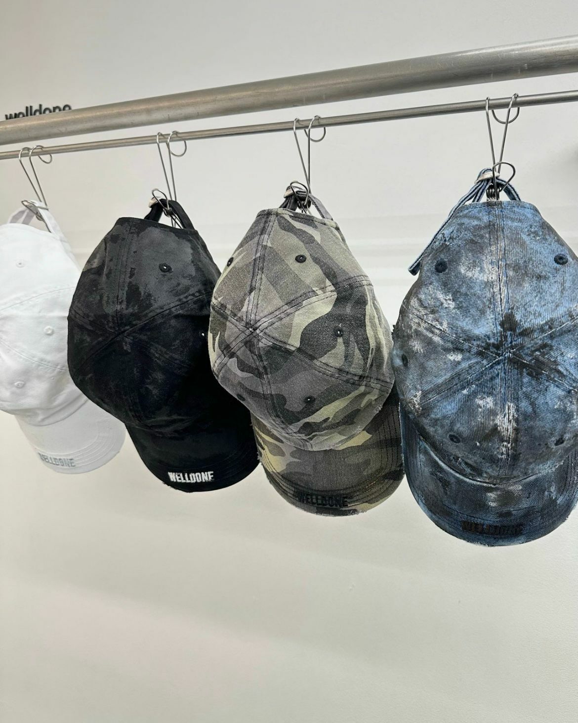 迷彩破邊Cap帽 WELL DONE-062H