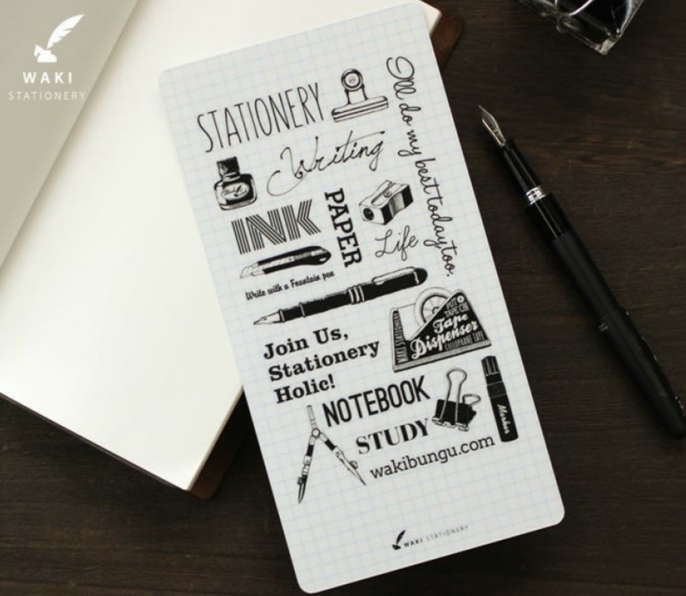WAKI Stationery｜旅人手帳 墊板  traveler's notebooks