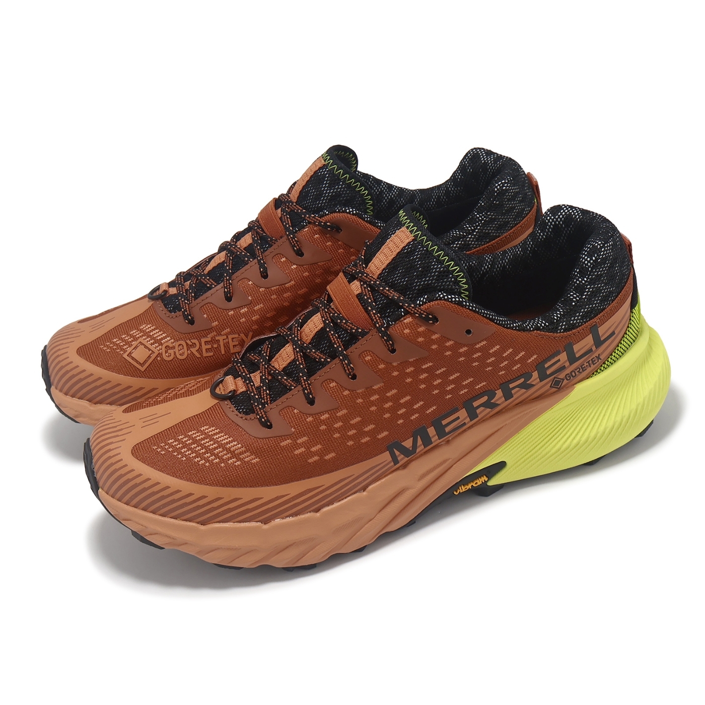 【MERRELL】 Agility Peak 5 GTX 男鞋 橘黃 /ML068101