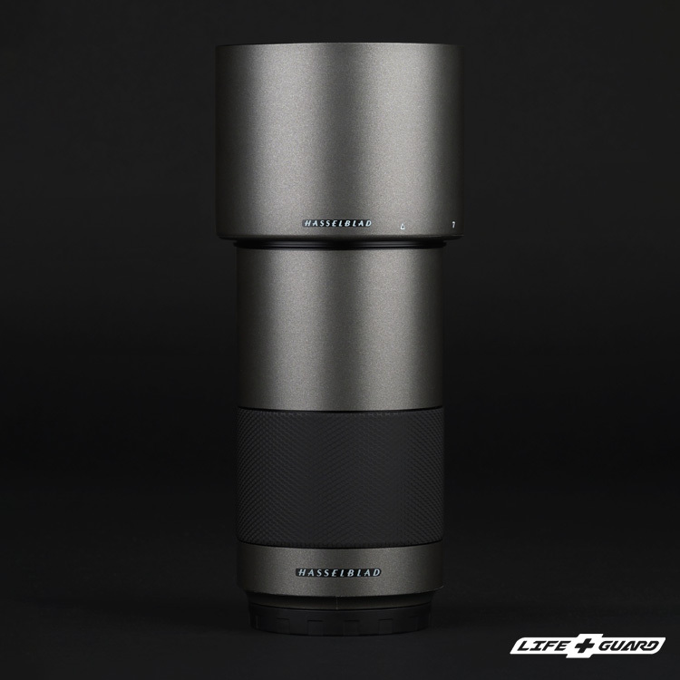 LIFE+GUARD 鏡頭貼膜安裝示意，適用 Hasselblad XCD 120mm F3.5