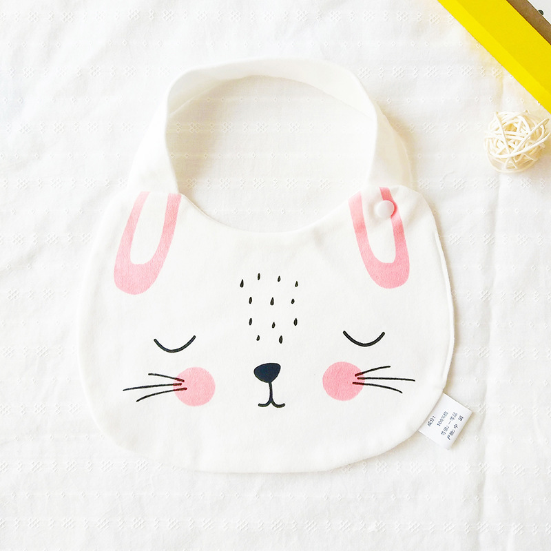 Sleepy bunny純棉口水肩