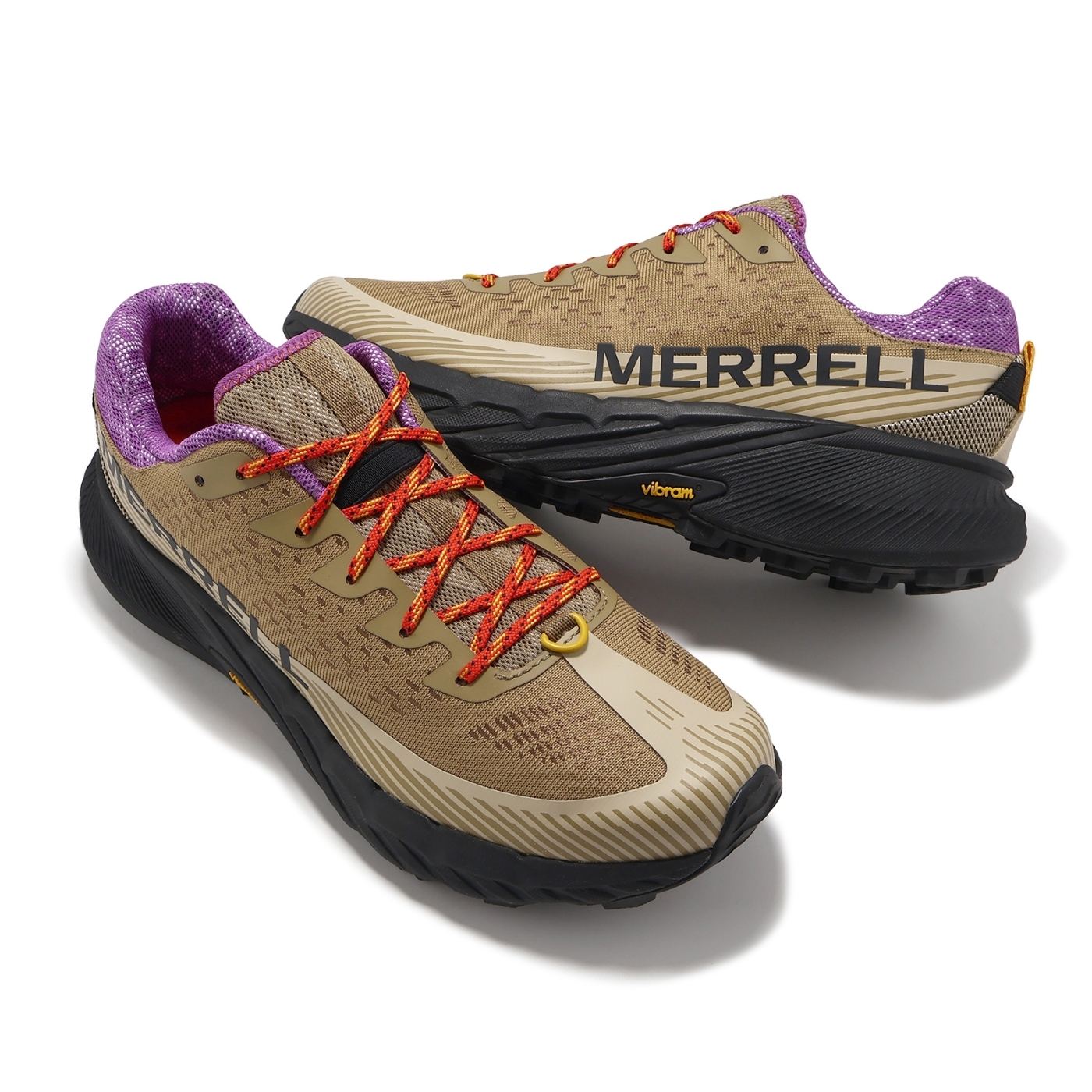【MERRELL】 Agility Peak 5 男鞋 卡其紫/ML068125