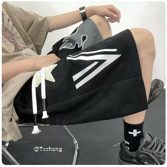 短褲男（黑色【M_5XL碼】（下單後聯繫客服確認發貨尺碼））