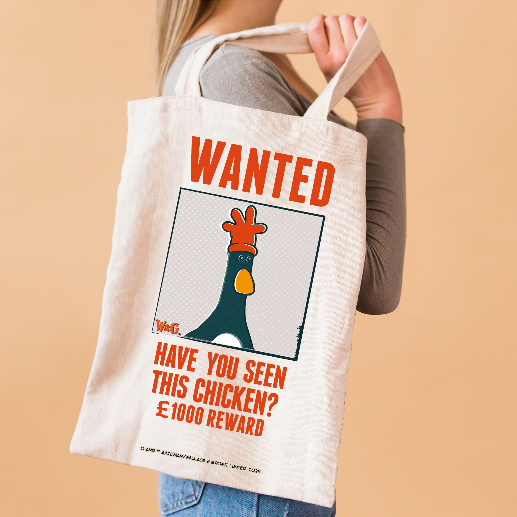 《酷狗寶貝/超級無敵掌門狗》尋鵝啟事帆布側背袋