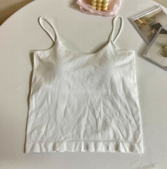 Summer Vest with Chest Padded (White) [One Size]