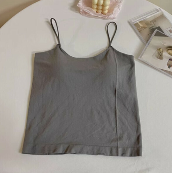 Summer Vest with Chest Padded (Grey) [One Size]