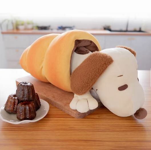 史努比 Bakery 奶油捲公仔