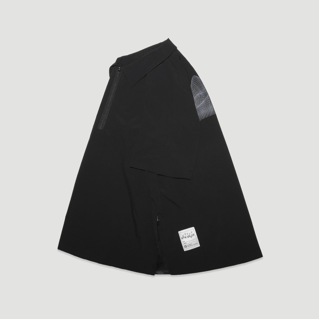 NICEDAY 服飾 QUEST 3D ZIP SHIRT 機能面料 半開襟 短袖襯衫