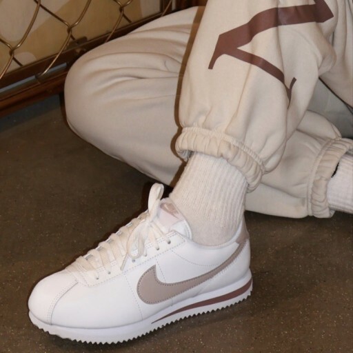 【Luxury】NIKE 耐吉 休閒鞋 Wmns Cortez 女鞋 白 奶茶色 阿甘鞋 復古 皮革 DN1791-105