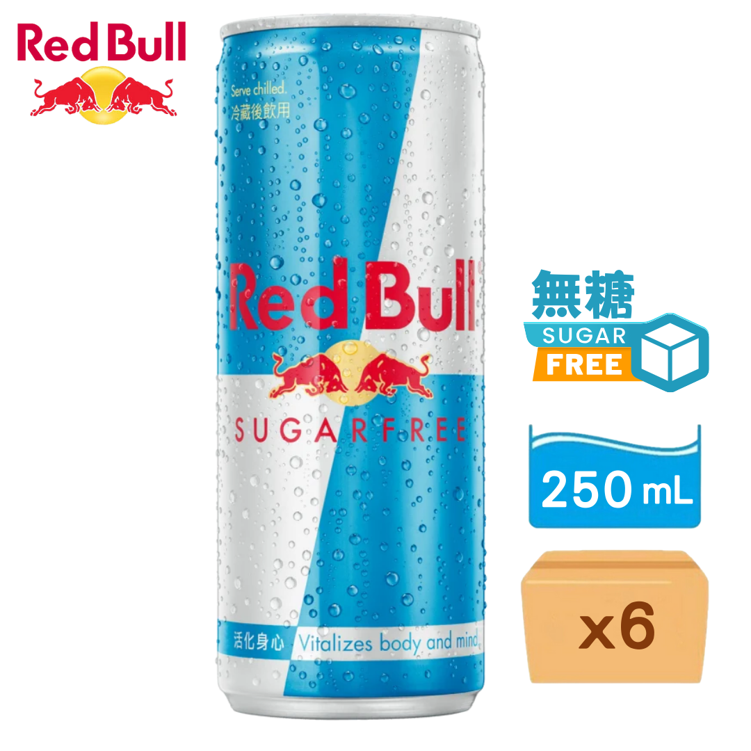 紅牛(無糖) 250ml x 6罐