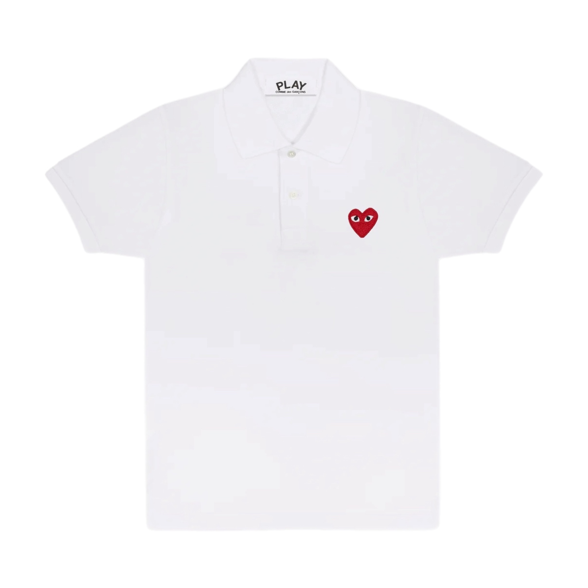 日本 潮牌 COMME des GARCONS 川久保玲 POLO領 鈕扣 短袖 上衣