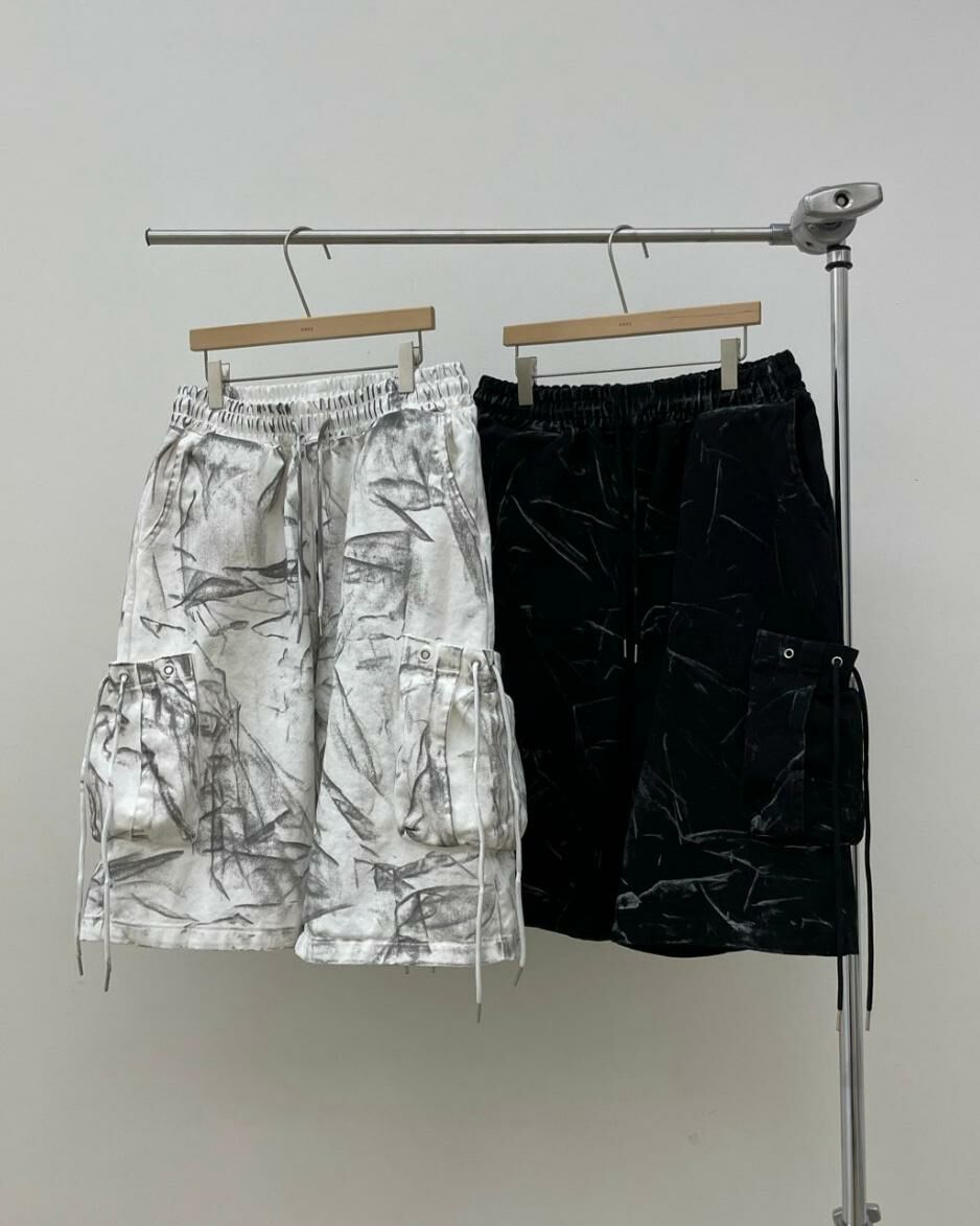 仿污工裝短褲 EASY-011P