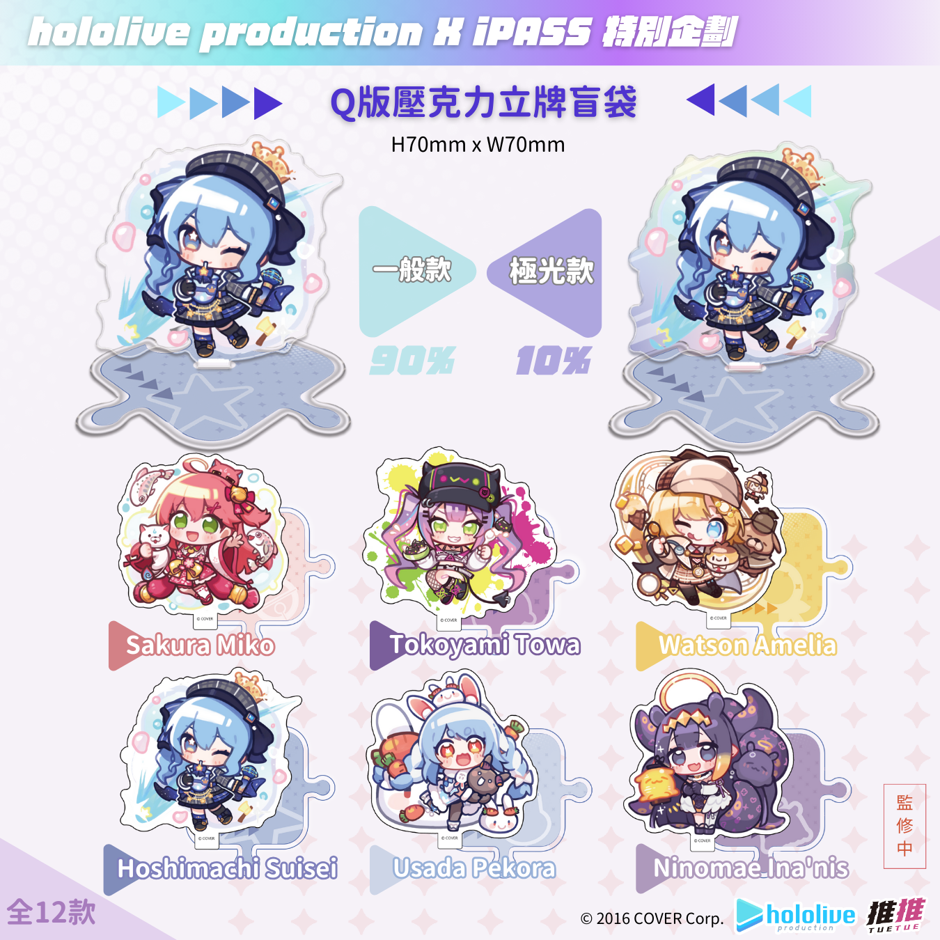 「官方現貨」Hololive iPASS  Q版壓克力立牌