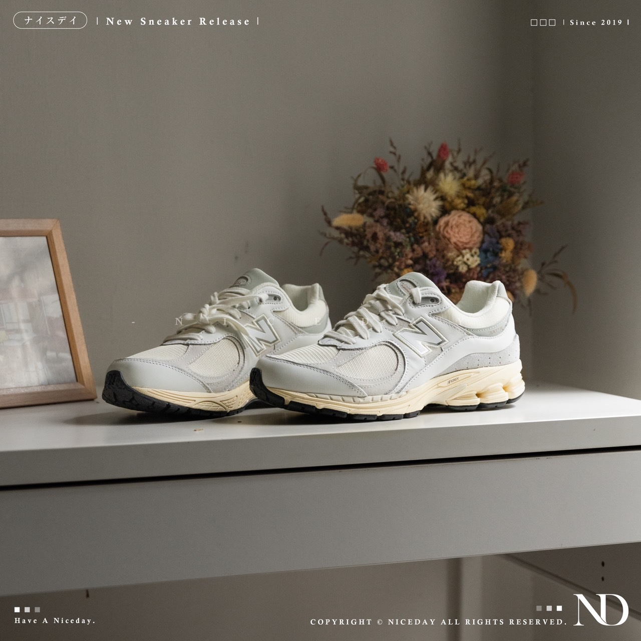 NICEDAY 現貨 New Balance 2002R 灰 奶油底 男女尺寸 M2002RIA