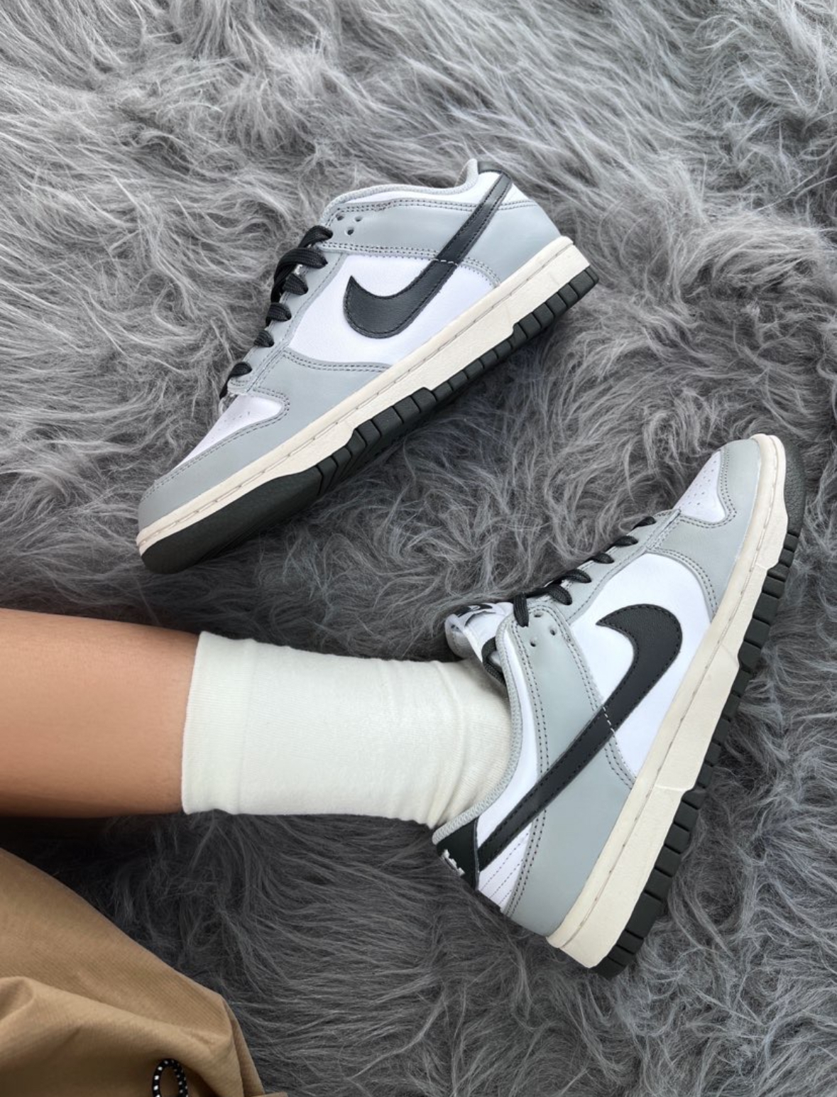 Nike Dunk Low 煙燻灰 灰白 奶油底 皮革 男女款 DD1503-117/現貨+預購