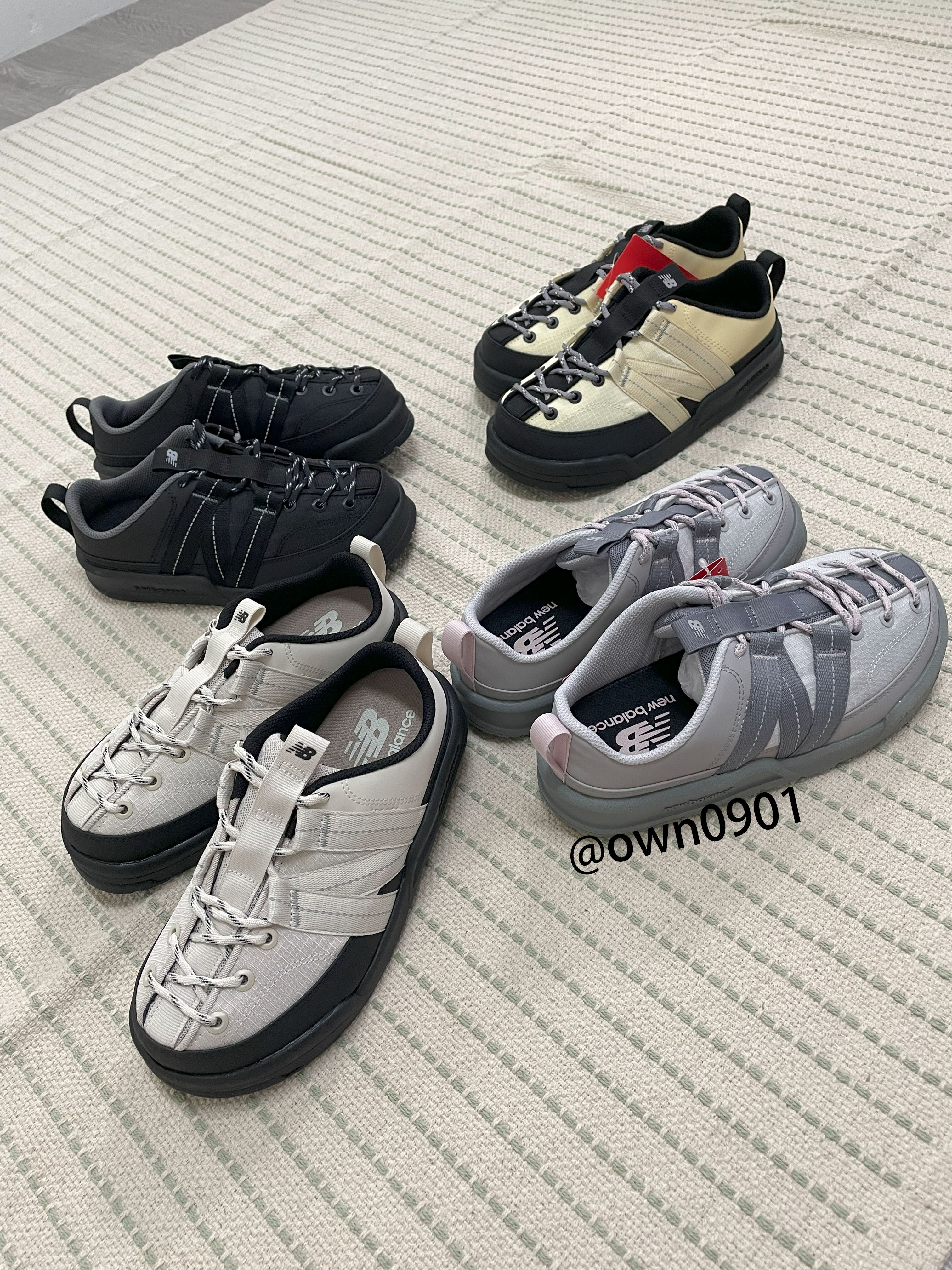 New Balance 穆勒鞋 懶人鞋 麵包鞋 Q版 大頭 寬頭 大N 國外限定 SD3205 黑色 紫羅蘭 白灰 灰粉 奶油黃 SD3205BB3 SD3205IB3 SD3205BY3 SD3205LG3 SD3205LY3