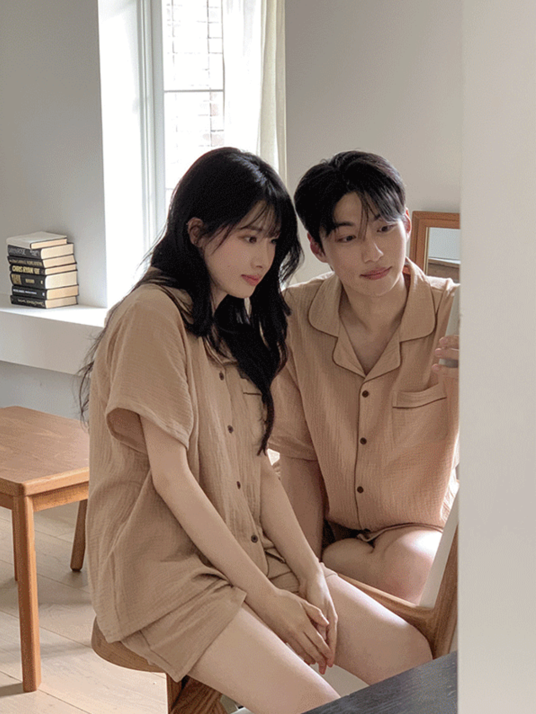 預訂｜Juuneedu Cotton Short Sleeve Pajama Set (3 COLOR)