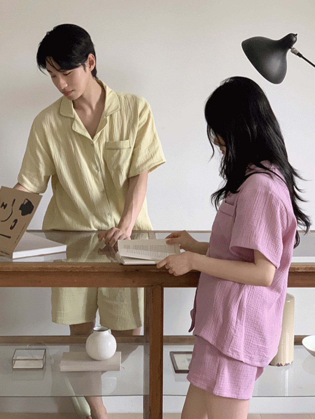 預訂｜Juuneedu Cotton Short Sleeve Pajama Set (3 COLOR)