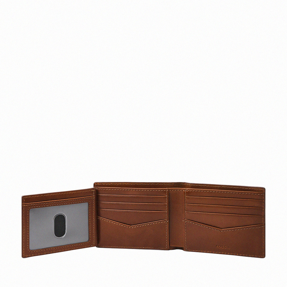 Hayes 真皮徽章LOGO短夾-深棕色 ML4647200