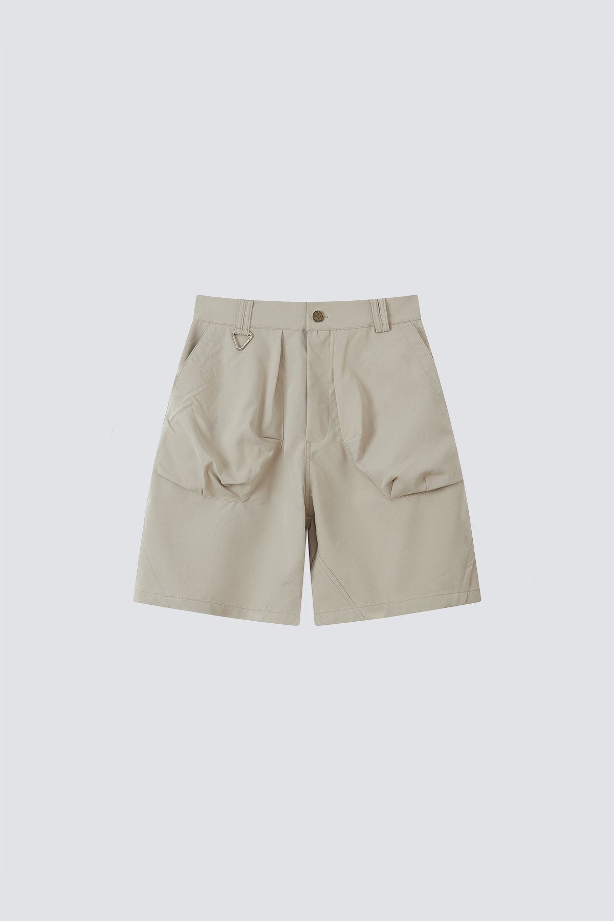 Waterproof 3D Six-Pocket Shorts｜Khaki｜Hong Kong Original Design