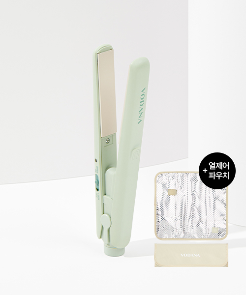 [ VODANA ] Pocket Mini Flat Iron #Melange Green