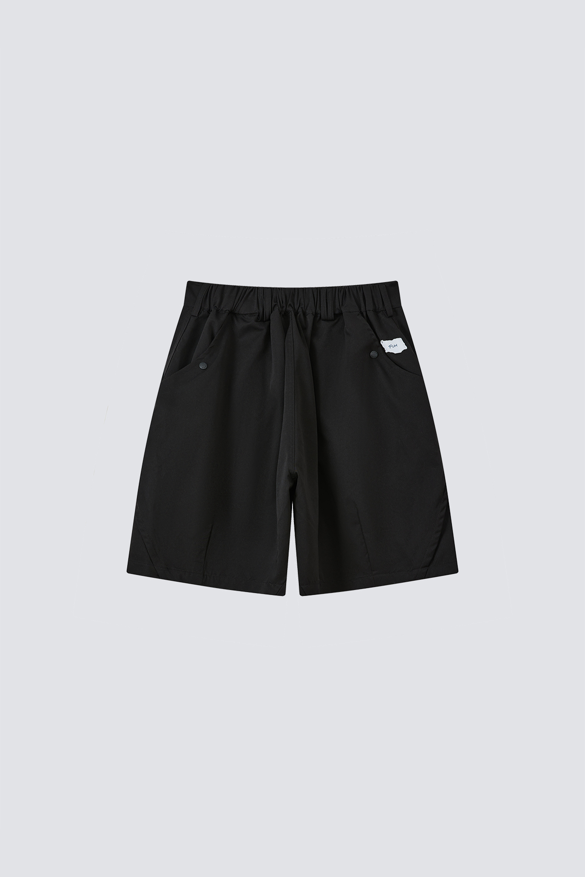 Waterproof 3D Six-Pocket Shorts｜Black｜Hong Kong Original Design