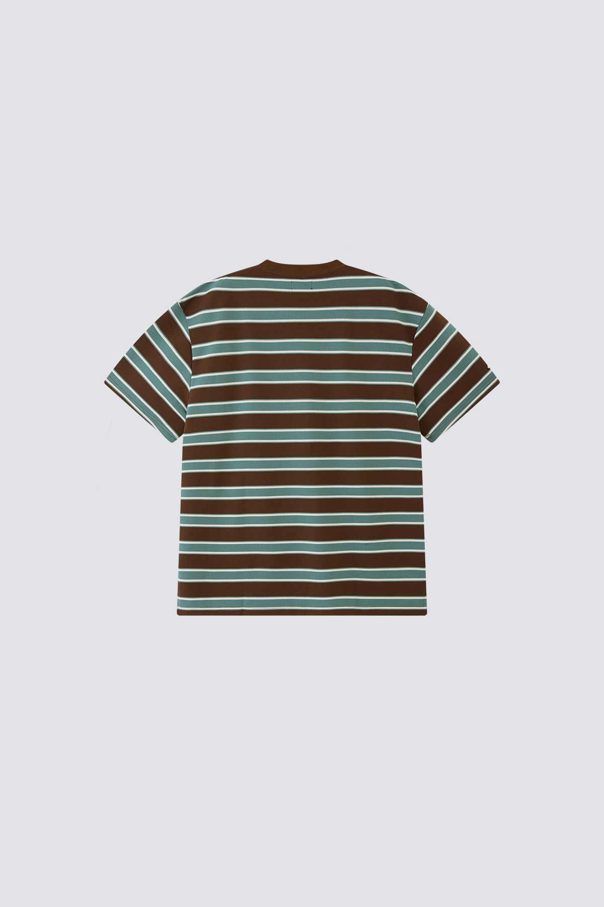 Brown & Blue Strips Essential Tee｜Brown｜Hong Kong Original Design